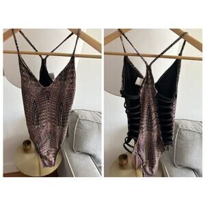 L*Space One Piece Swimming Suit Size 4 Printed Bohemian Beach Summer Tribal